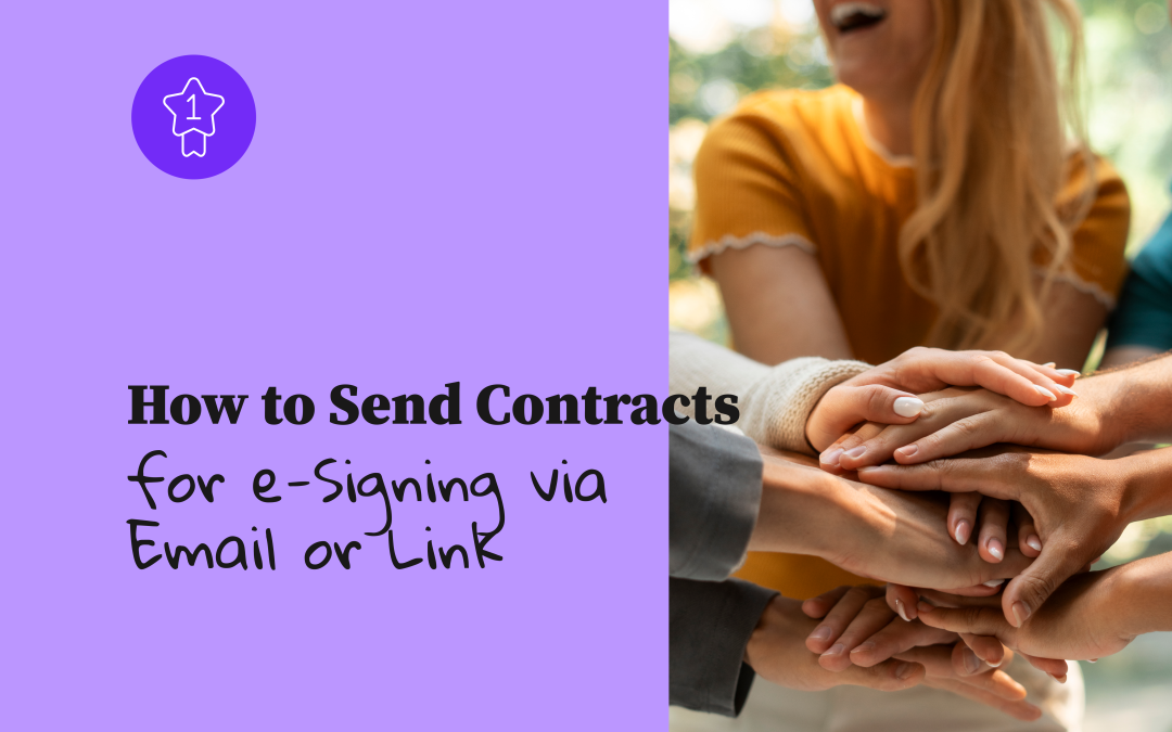 How to Send Contracts for e-Signing via Email or Link